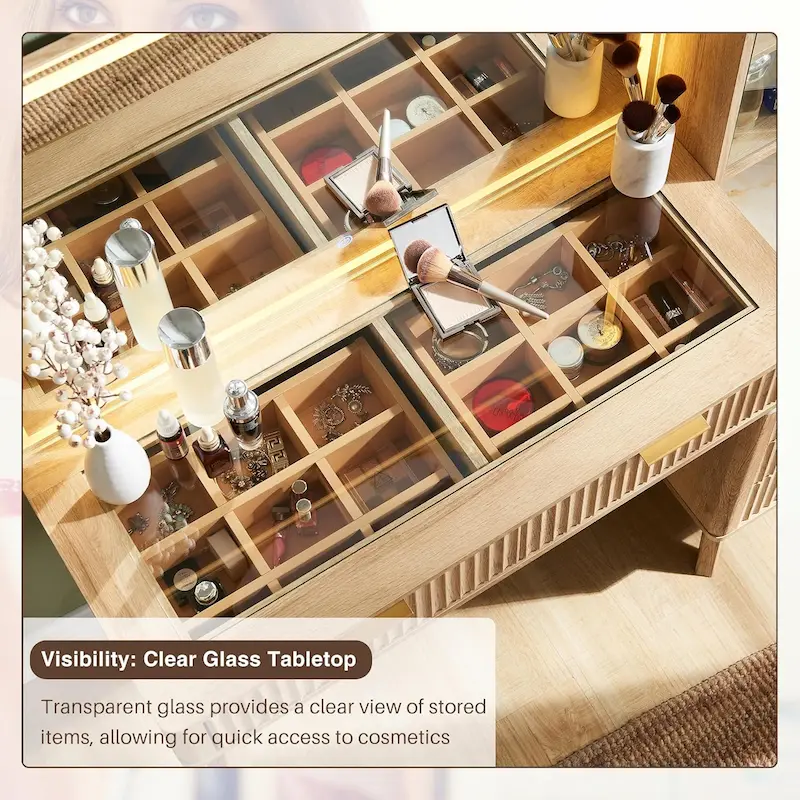 T4TREAM Bedroom Furniture Vanity Desk